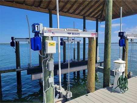 Boat lift wiring in Clearwater